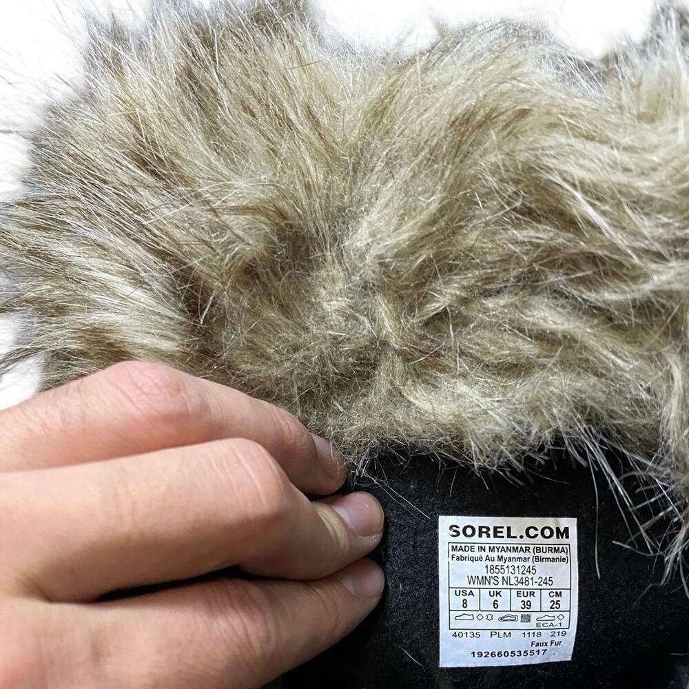 Sorel Joan of Arctic Quarry Gray Waterproof Boots - 8 - Picture 8 of 8